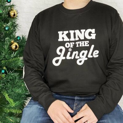 Felpa natalizia da uomo King Of The Jingle