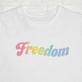 T-shirt arc-en-ciel Freedom 1