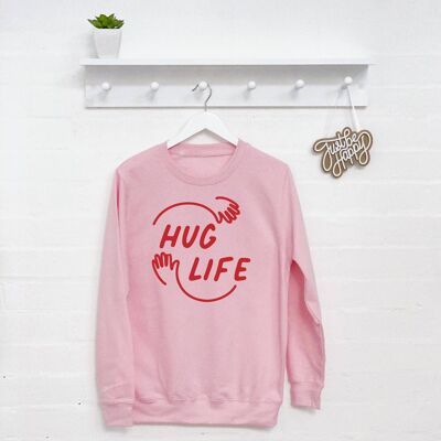 Sweat-shirt Hug Life