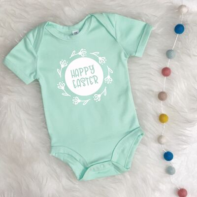 Happy Easter Flower Babygrow