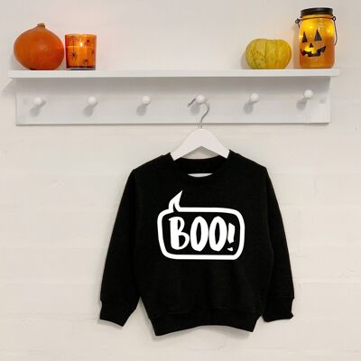 Buh! Halloween-Sweatshirt für Kinder, nicht beängstigend