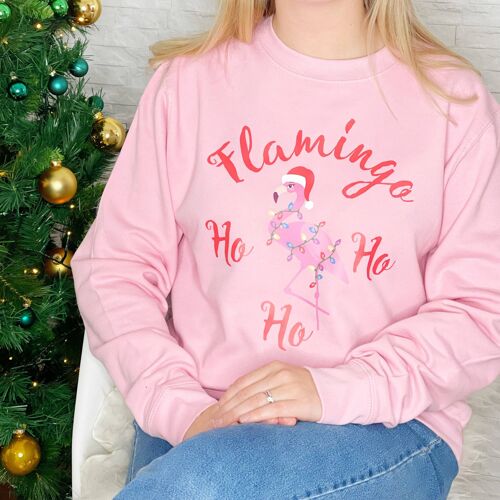 Flamingo Christmas Jumper