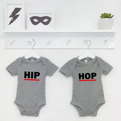 Hip Hop Baby Vest Set For Twins