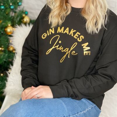 Pull de Noël Gin me fait tinter