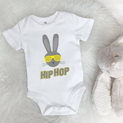 Hip Hop Bunny - Babys First Easter Babygrow