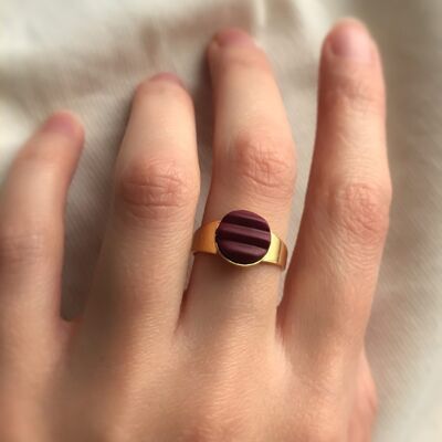 Sand Ring - Garnet