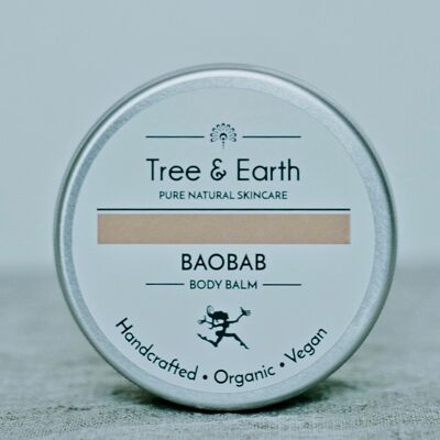 Baobab Body Balm - Organic Body Cream, 100ml
