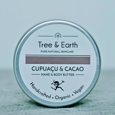 Cupuaçu & Cacao Organic Hand & Body Cream, 100ml