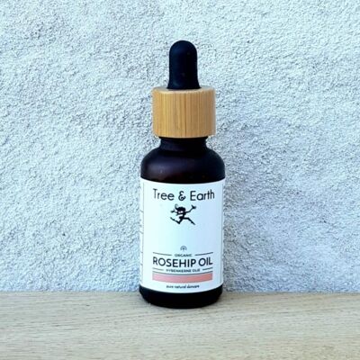 Rosehip seed oil - Organic and Cold pressed, 30ml