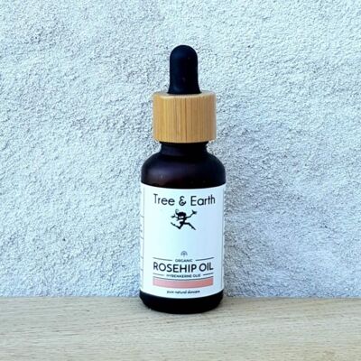 Rosehip seed oil - Organic and Cold pressed, 30ml