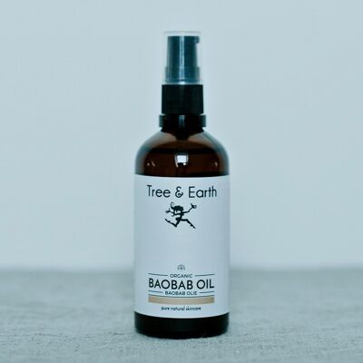 Baobab oil - Organic and Cold pressed, 100ml