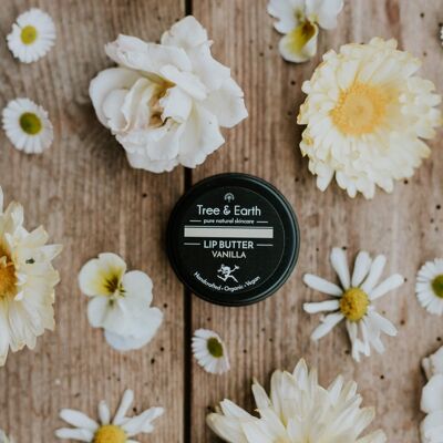 Lip Butter Vanilla - Økologisk Læbepomade, 15ml