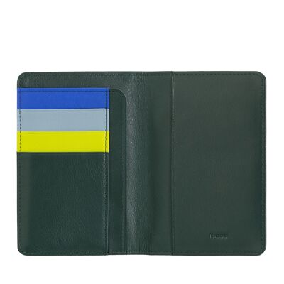 DUDU Porte-passeport portefeuille en cuir mangrove
