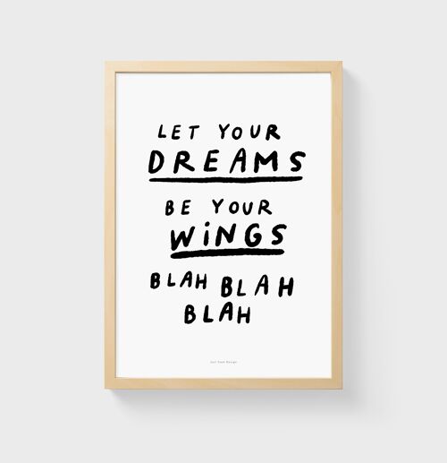 A4 Quote Wall Art Print 5