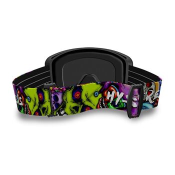 FREERIDE MAGNET | Monture: Rouge, Verres: Rouge, Bracelet: Graffiti 3