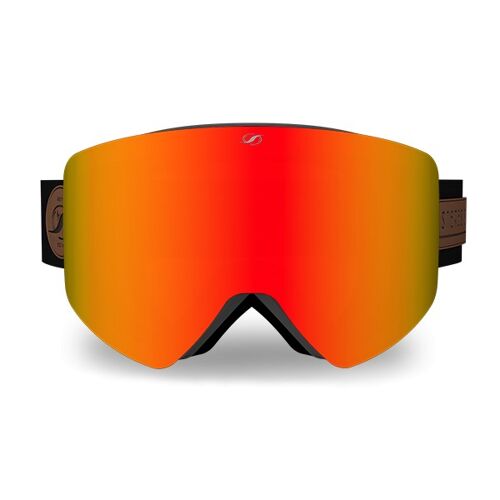 FREERIDE MAGNET | Frame: Black, Lenses: Red, Strap: Black