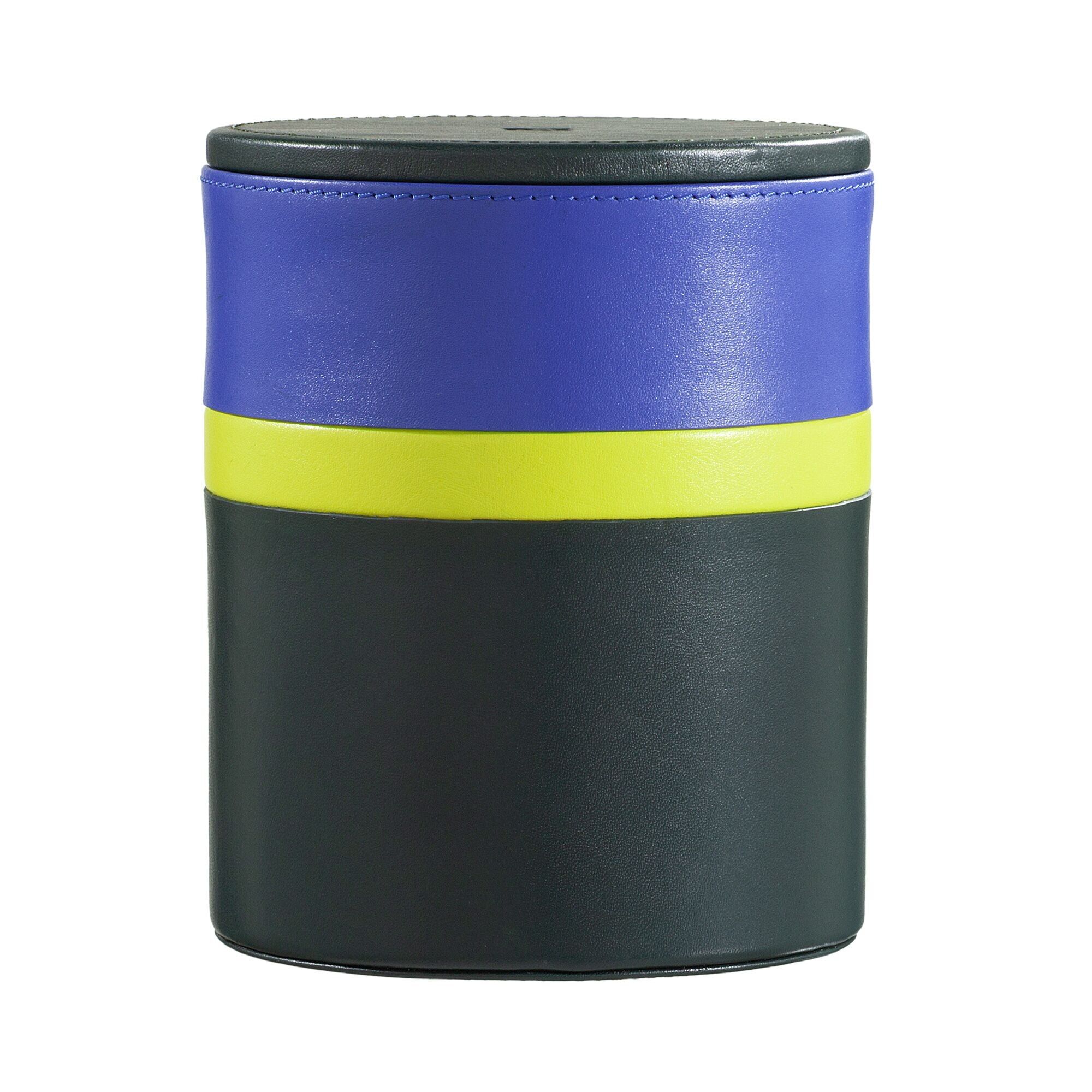 DUDU Leather jar storage case multicolour mangrove