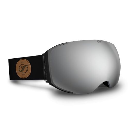 FREERIDE MAGNET | Frame: Black, Lenses: Silver, Strap: Black