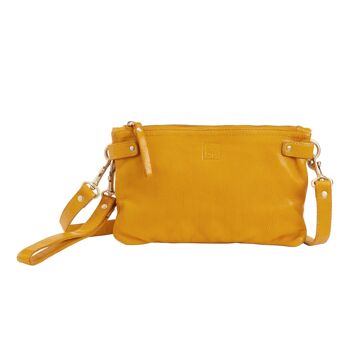 Intemporel - Pochette - Jaune Safran 26 x 17 x 2,5 cm 1