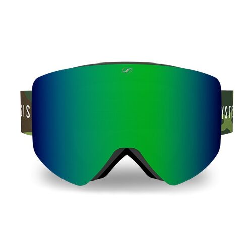 ILLIICT MAGNET | Frame: Black, Lenses: Green, Strap: Militar