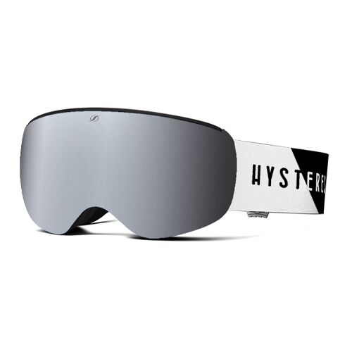 EXTREME MAGNET | Frame: Black, Lenses: Silver, Strap: Black/White