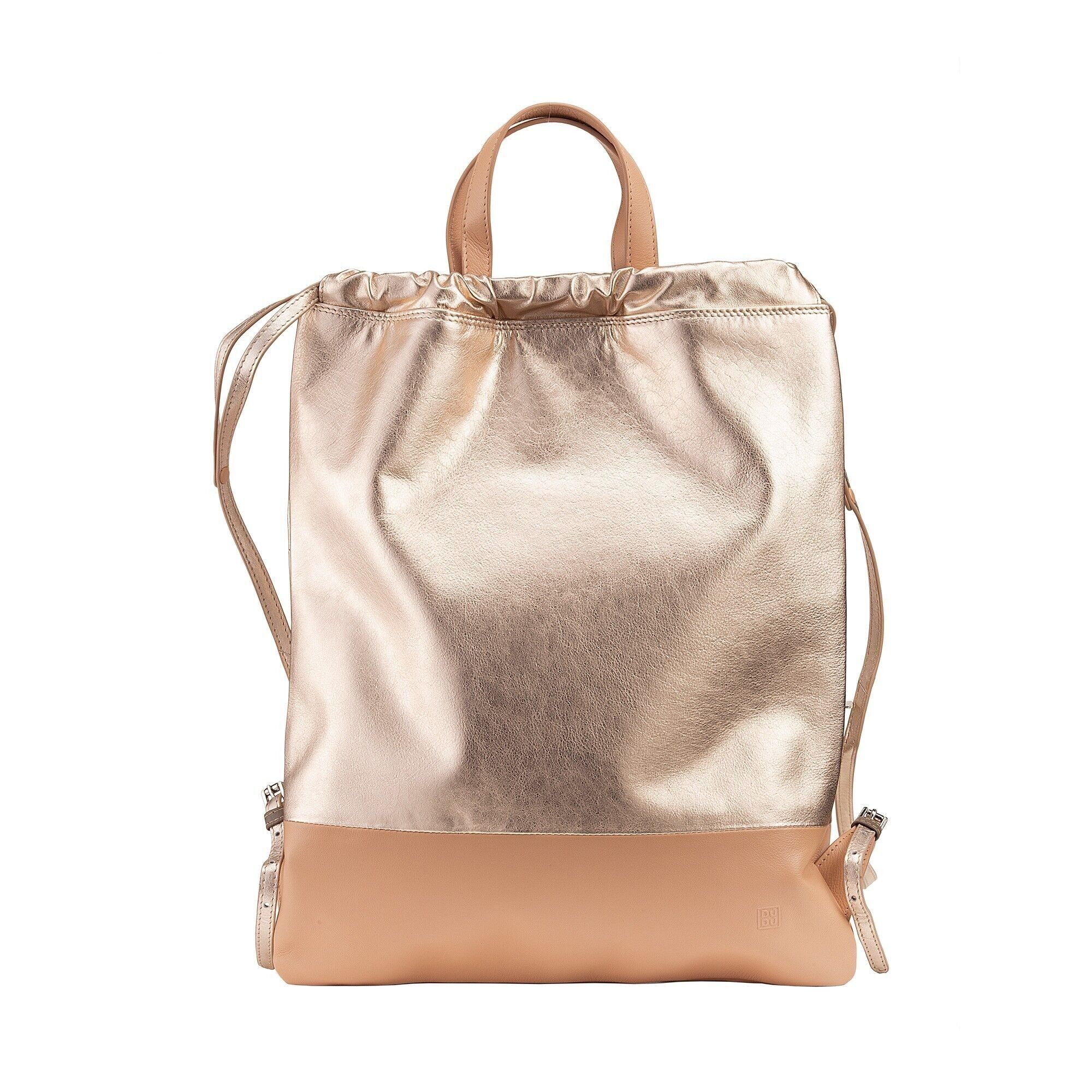 DUDU Zaino con coulisse in pelle da donna ballerina