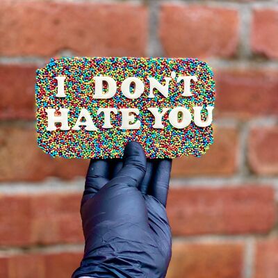 I don’t hate you