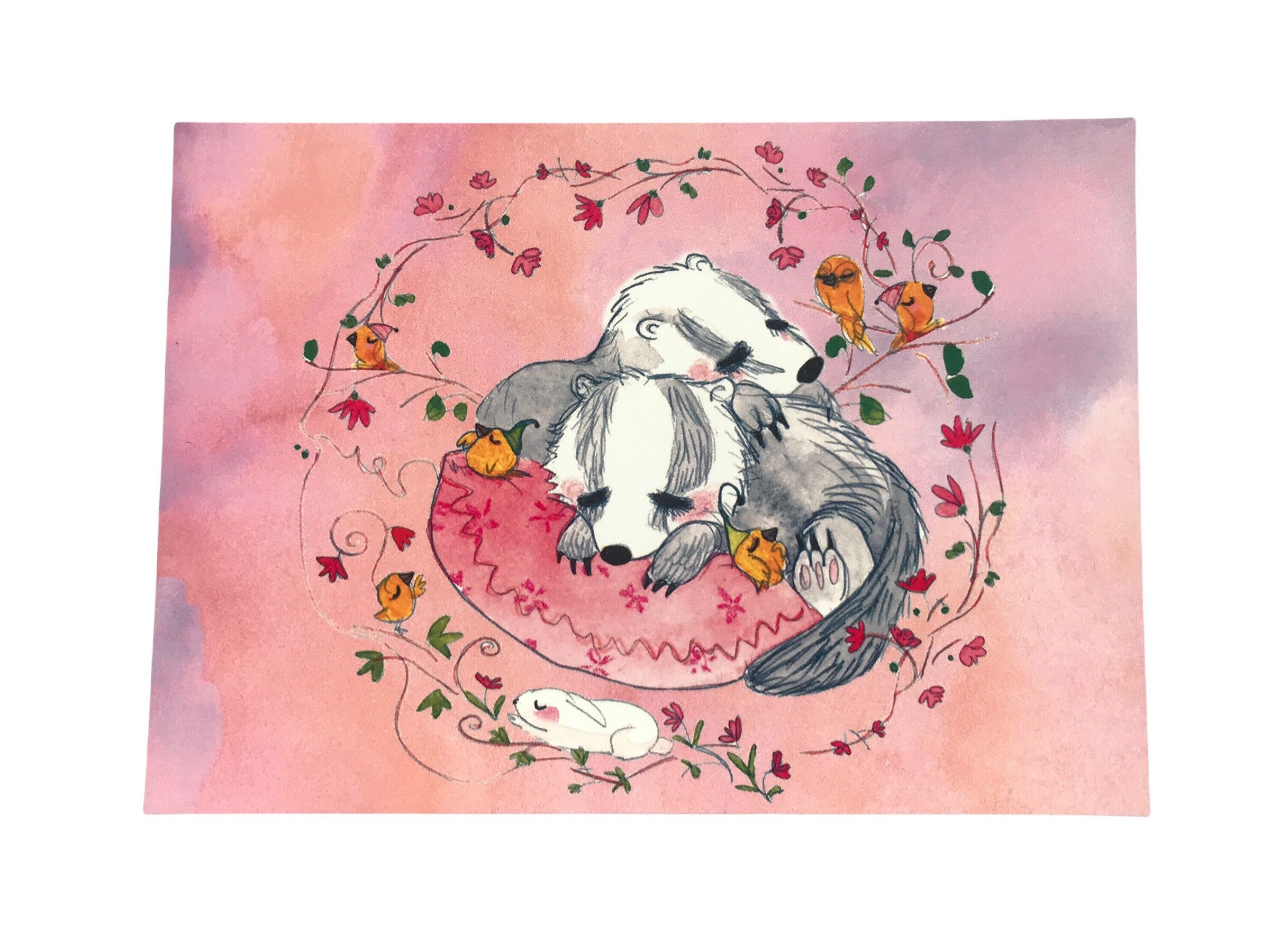 Cartolina d'amore di tasso