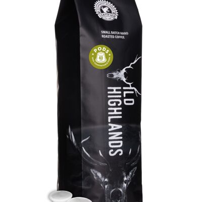 Wild Highlands Compostable Nespresso Compatible Pods  -  40 Dark Roast Pods