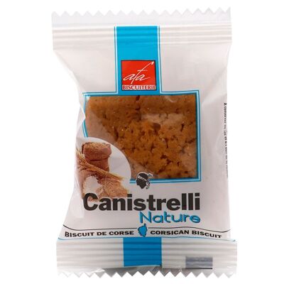 Canistrelli individuelle 16G "Natur". Verkauft in Kartons mit 200 Stück, 3,2 kg