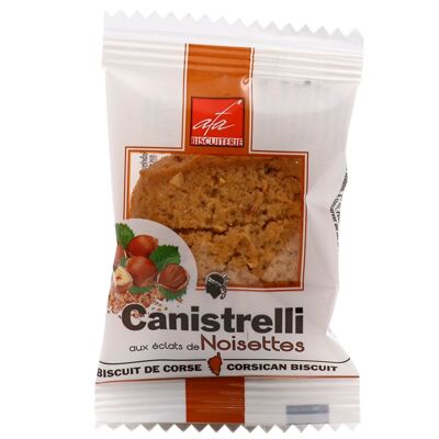 Individual canistrelli 16g "hazelnuts". Sold in boxes of 200 pieces, 3.2Kg