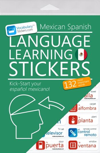 🇲🇽 Autocollants d'apprentissage de la langue espagnole mexicaine 1