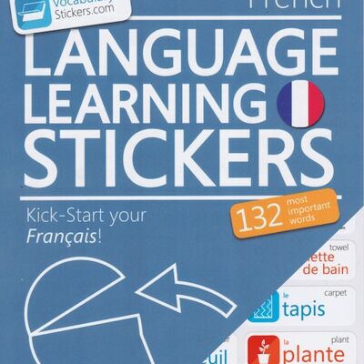 🇫🇷 Aufkleber zum Erlernen der französischen Sprache