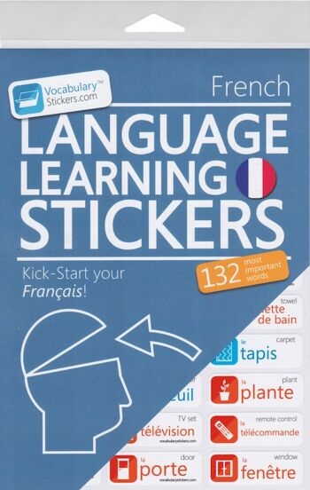 🇫🇷 Autocollants d'apprentissage de la langue française 1