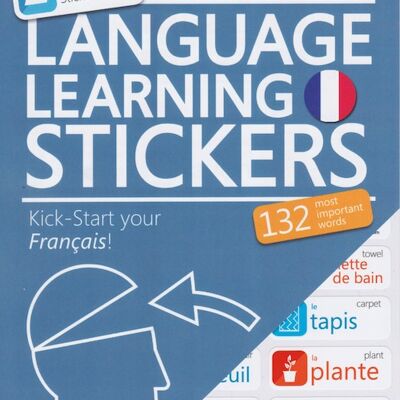 🇫🇷 Pegatinas de aprendizaje del idioma francés