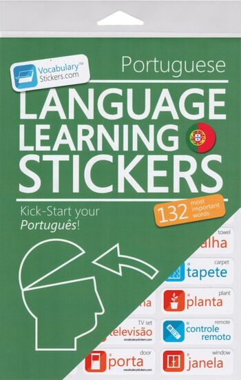 🇵🇹 Autocollants d'apprentissage de la langue portugaise 1