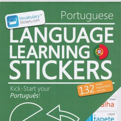 🇵🇹 Adesivi per l'apprendimento della lingua portoghese