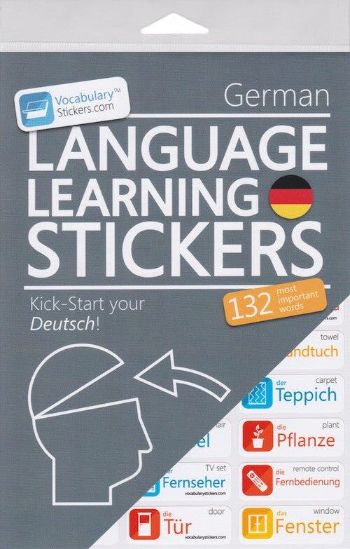 🇩🇪 German Language Learning Stickers