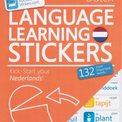 🇳🇱 Adesivi per l'apprendimento della lingua olandese