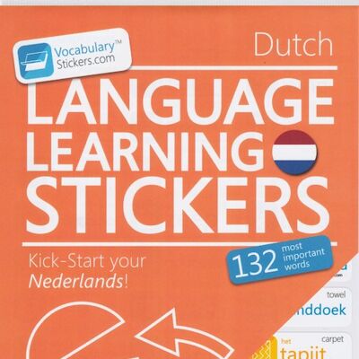🇳🇱 Autocollants d'apprentissage de la langue néerlandaise