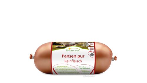 Reinfleisch Pansen pur im Darm (400 g)