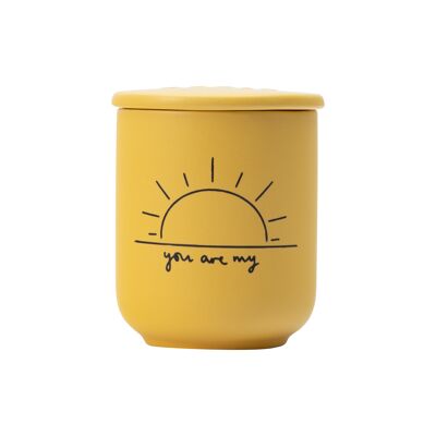 VOX Scented Candle - You Are My Sunshine - Sweet Basil & Cucumber