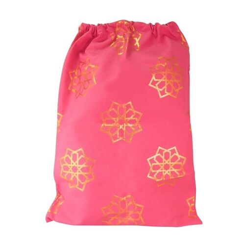 Luxury Eid Sacks - Pink & Gold Foil