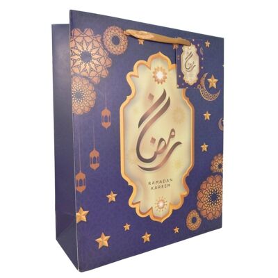 Bolsa de regalo Ramadan Kareem - Azul