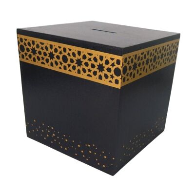 Tirelire Kaaba en bois