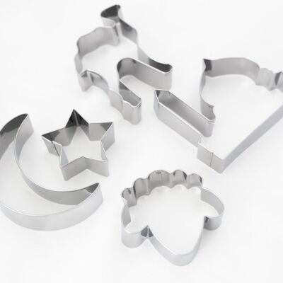Islamic Shapes Cookie Cutters - 5 pack