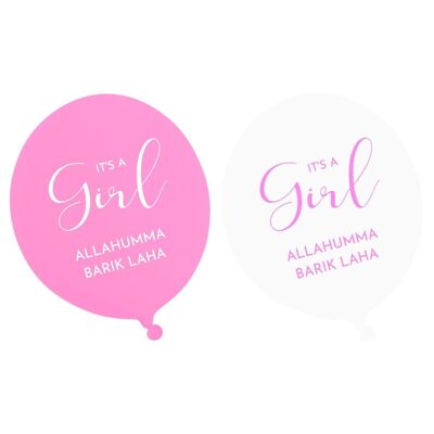 Baby Girl Party Luftballons - 10er Pack