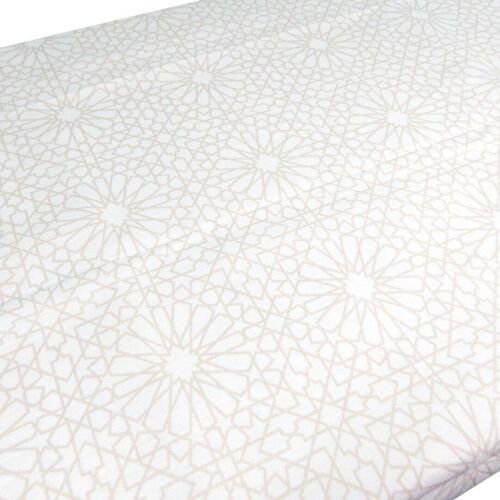 Geometric Table Cover - Cream