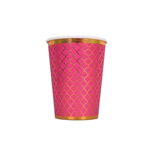 Moroccan Plum Party Cups - 10 pack