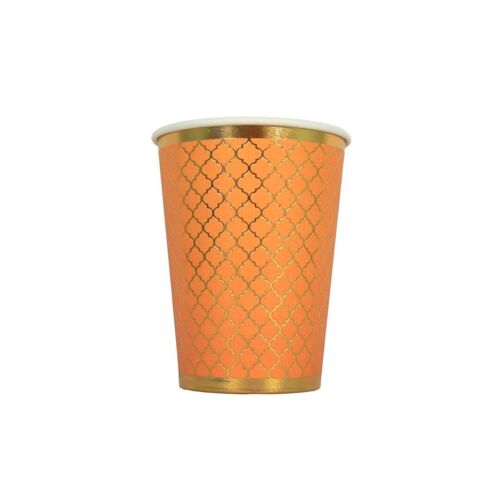 Moroccan Amber Party Cups - 10 pack